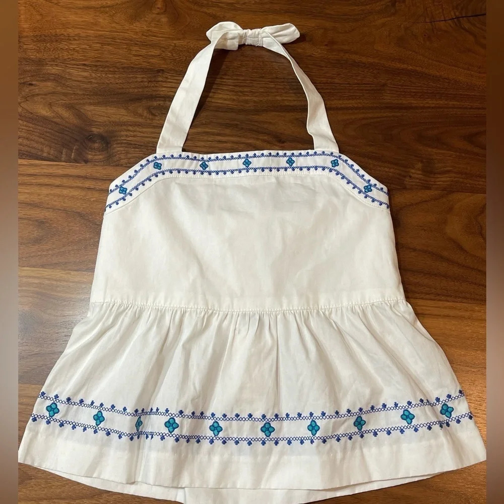 NWT‎ Toddler Girls Embroidered Halter Top